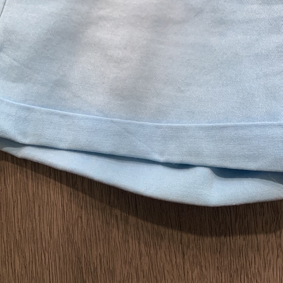 Lei Sky Blue Ashley Low-rise Midi Cuffed Shorts - Picture 6 of 10